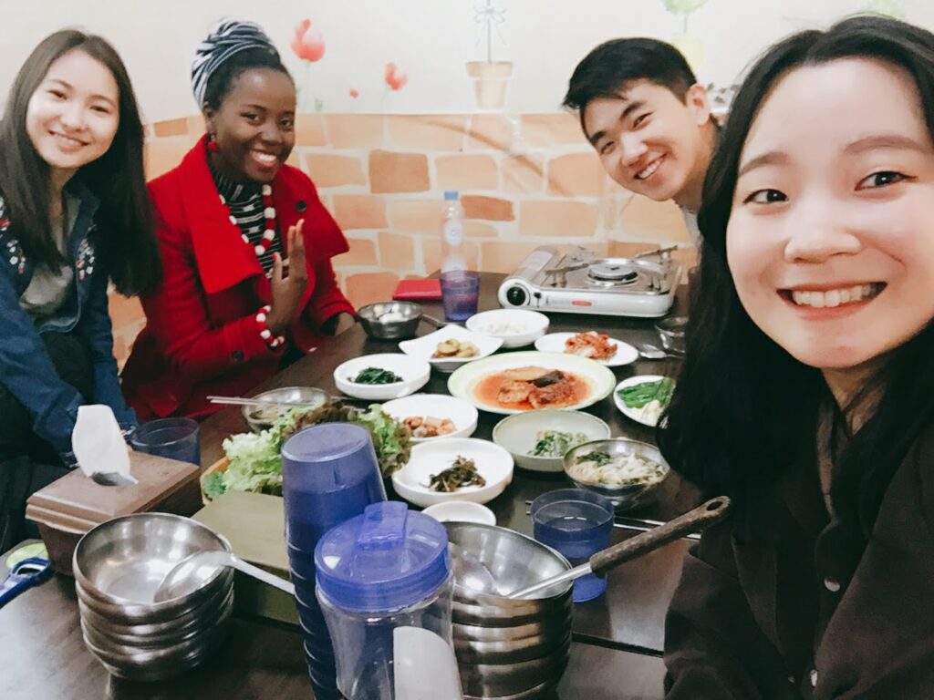 lunch with some Korean church friends inPohang city