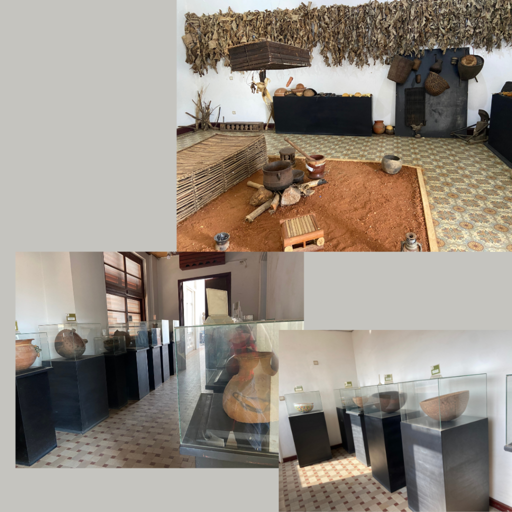 Artifacts at the museum