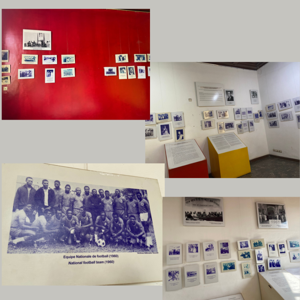 Historic pictures at the Yaoundé National Museum in Cameroon
